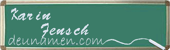 Karin Fensch Visitenkarte
